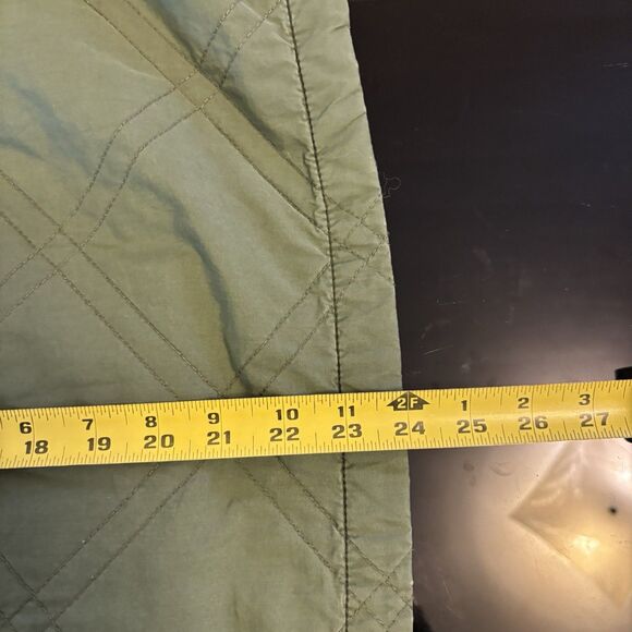 Free People Jacket Quilted Aviator Zip Up Size XS Oversized Cropped Loose Stitch - Picture 8 of 8